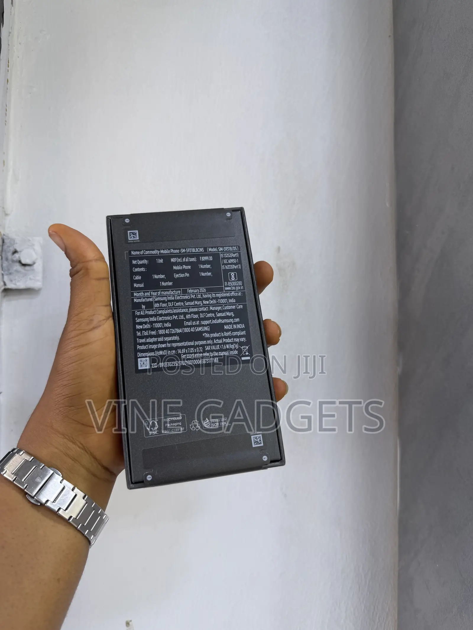 New Samsung Galaxy S25 256 GB Black