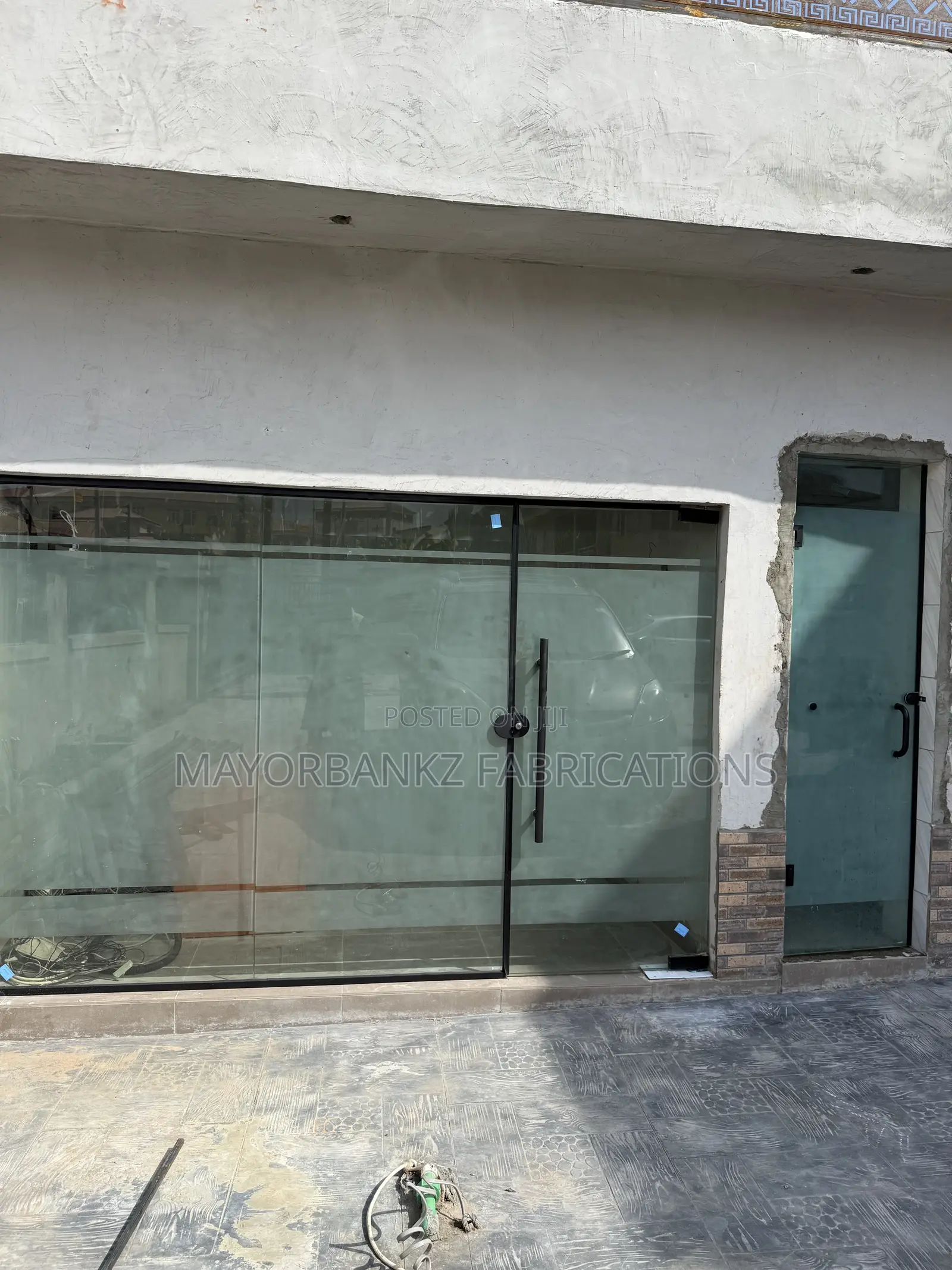 Glass Partition With Door