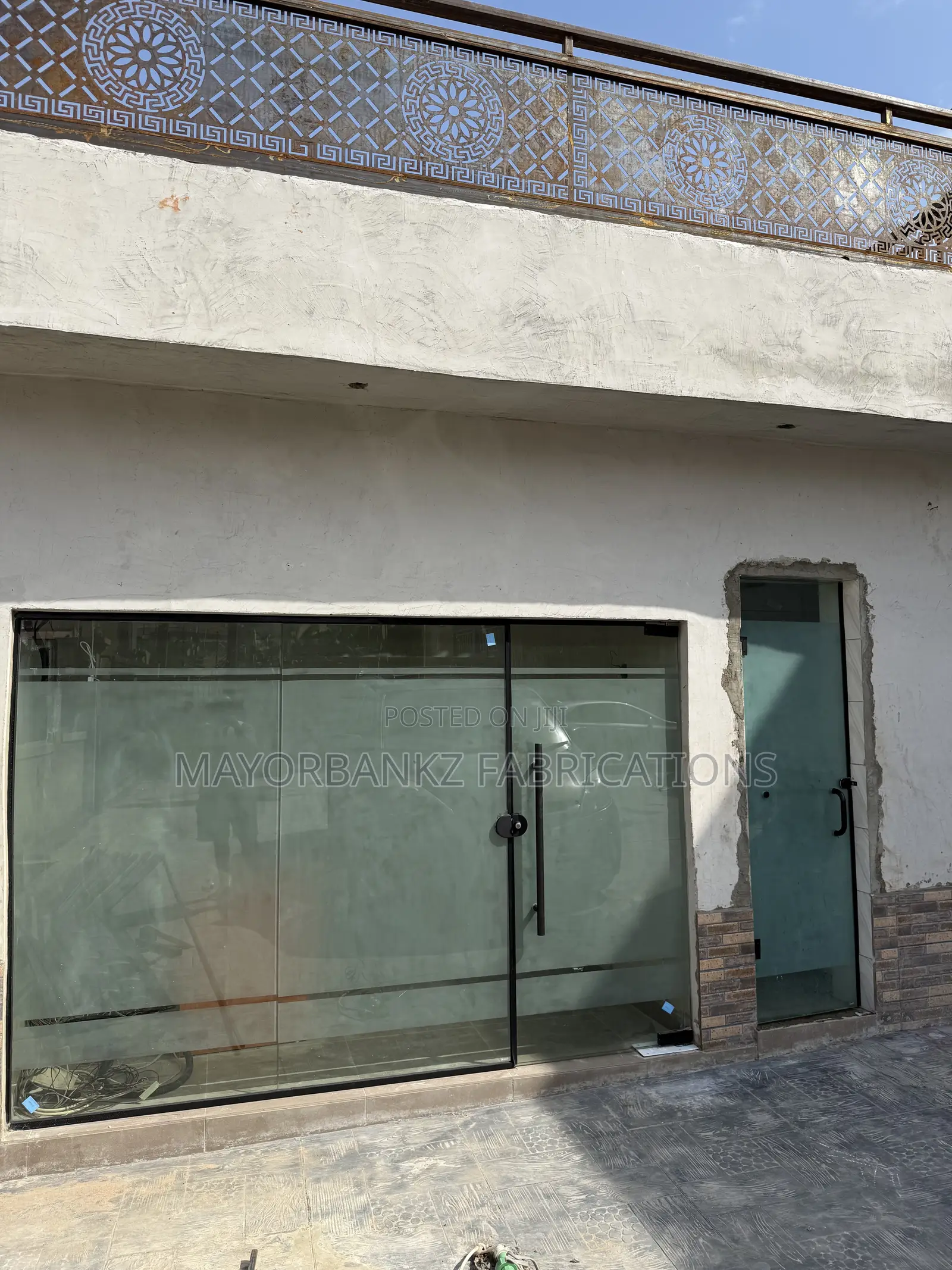 Glass Partition With Door