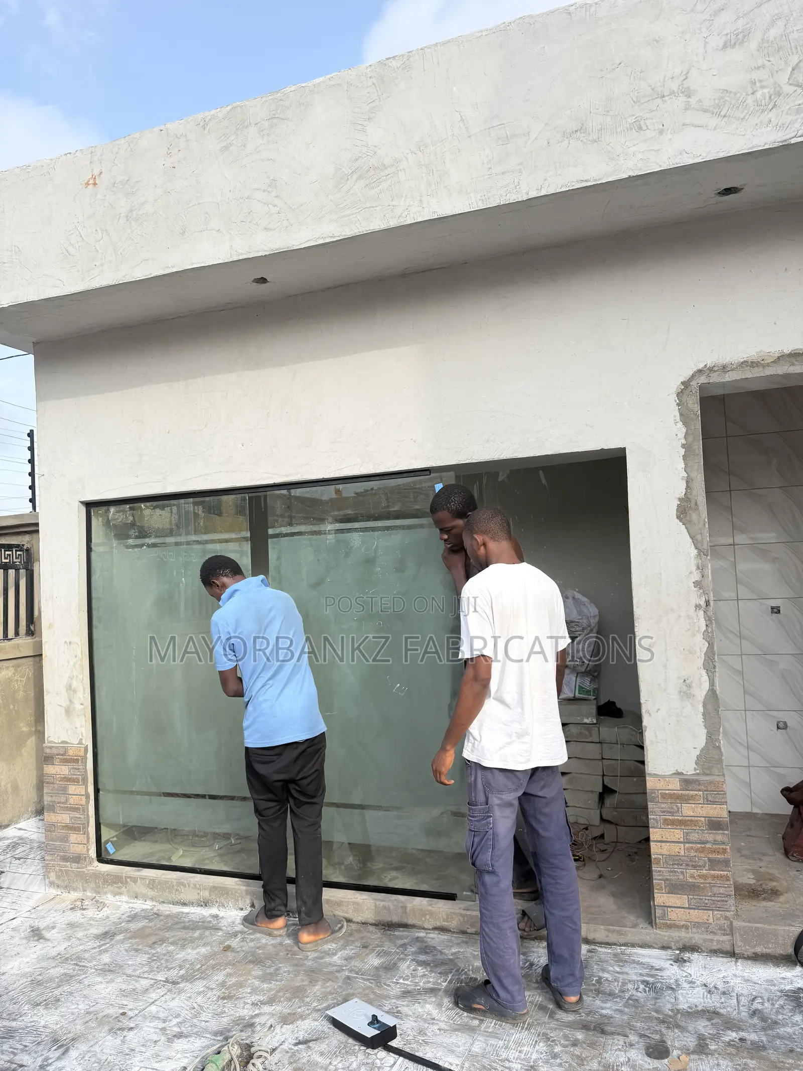 Glass Partition With Door