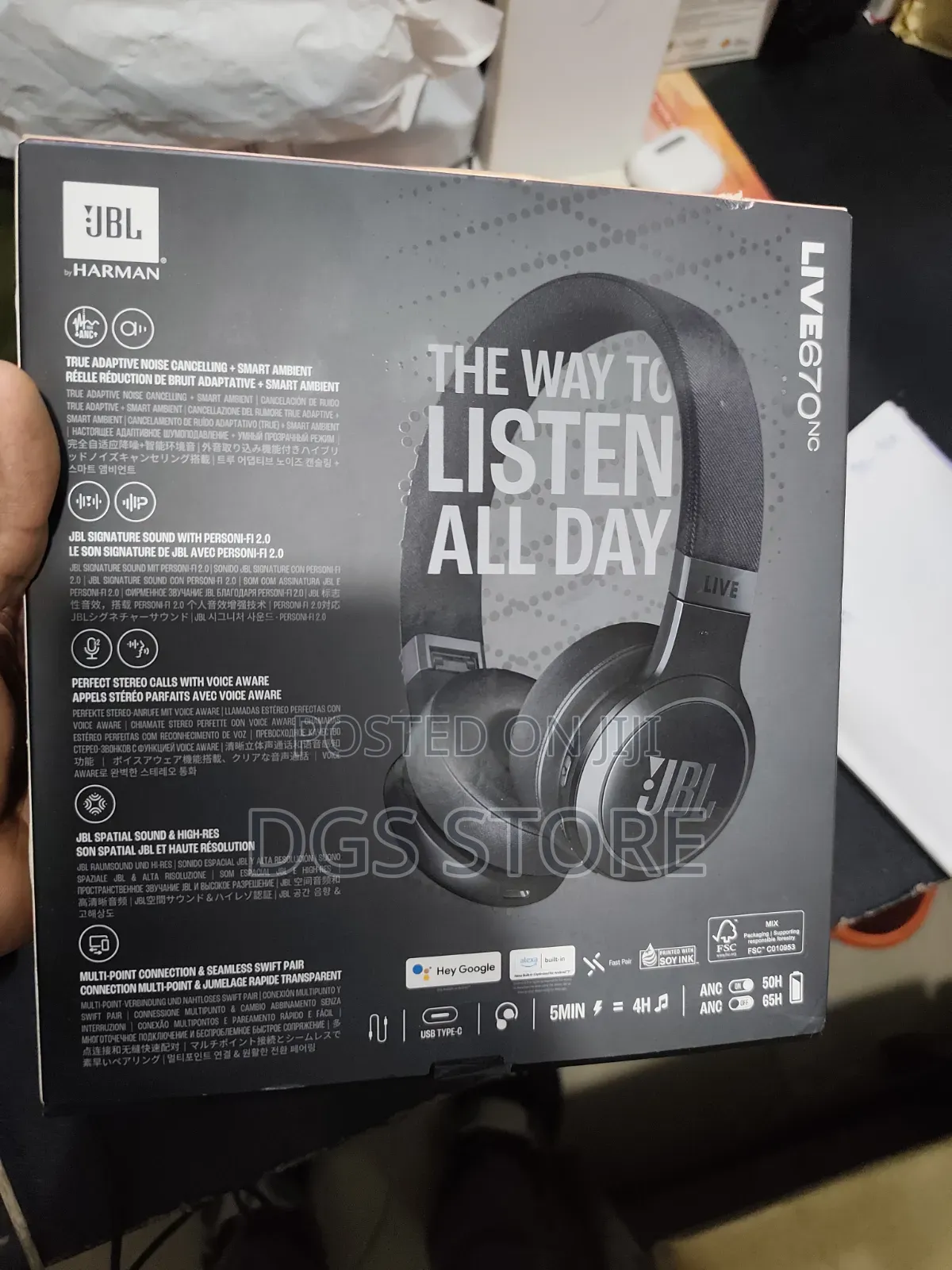 JBL Live 670nc Bluetooth Headphones