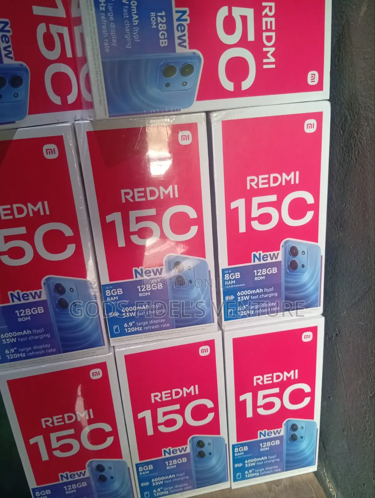 New Xiaomi Redmi 15C 4G 128 GB Black