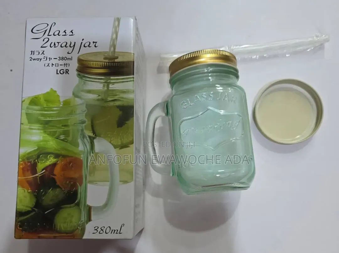 2 Way Glass Jar