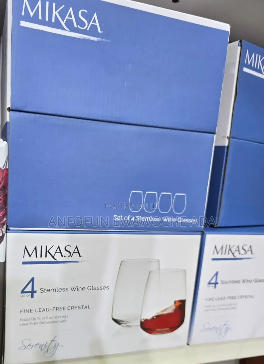 Mikasa-4pc Stemless Glasses-621ml
Fine Lead-Free Crystal