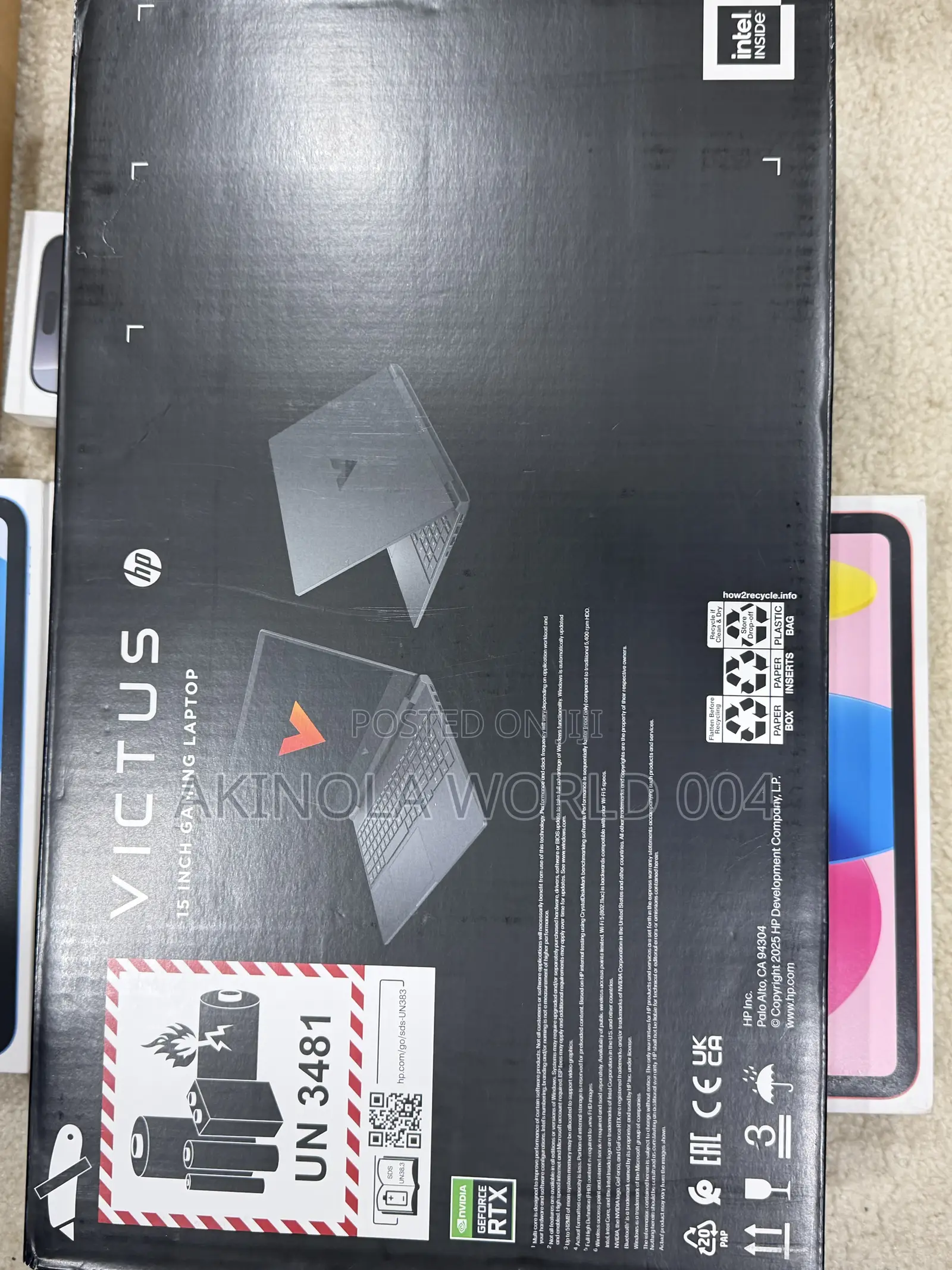 New Laptop HP Victus 15 16GB Intel Core i5 SSD 512GB