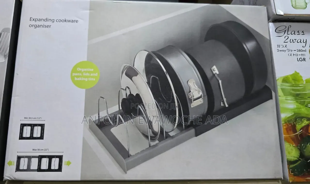 Expandable Pot Cover, and Plate Rack.