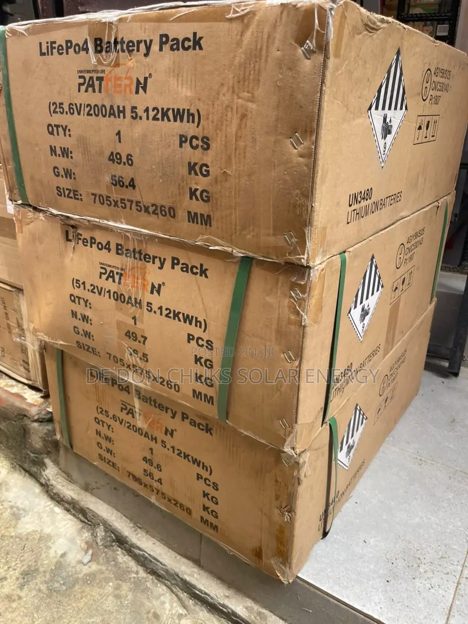 5kwh 25.6v Pattern Lithium Battery