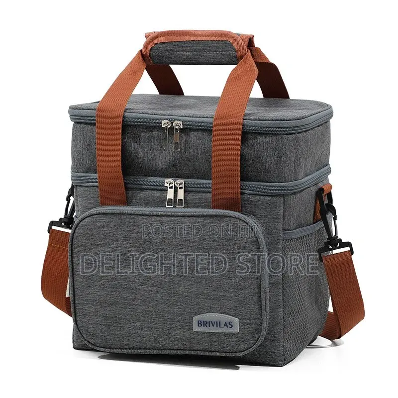 Brivilas" Double Layer High Insulated School Lunch Box(Top Quality)