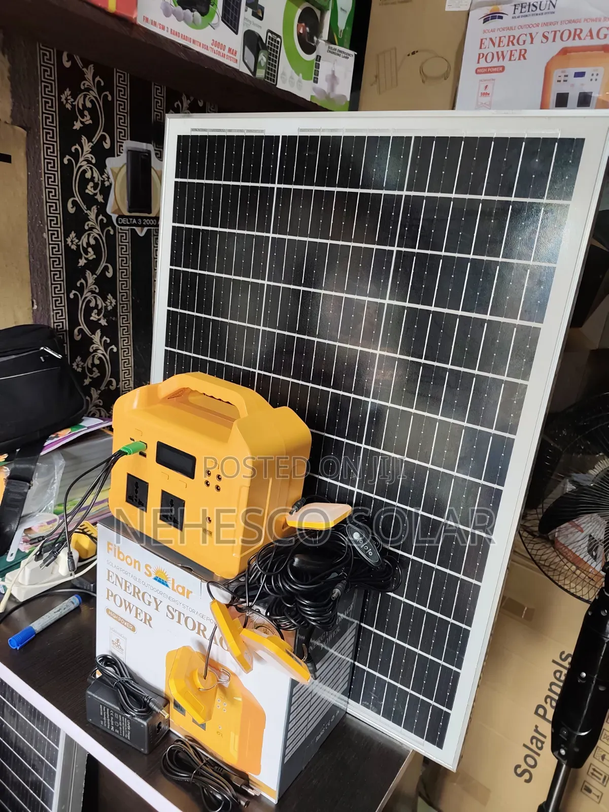 Portable Reliable 500w Solar Generator With 100w Panel
