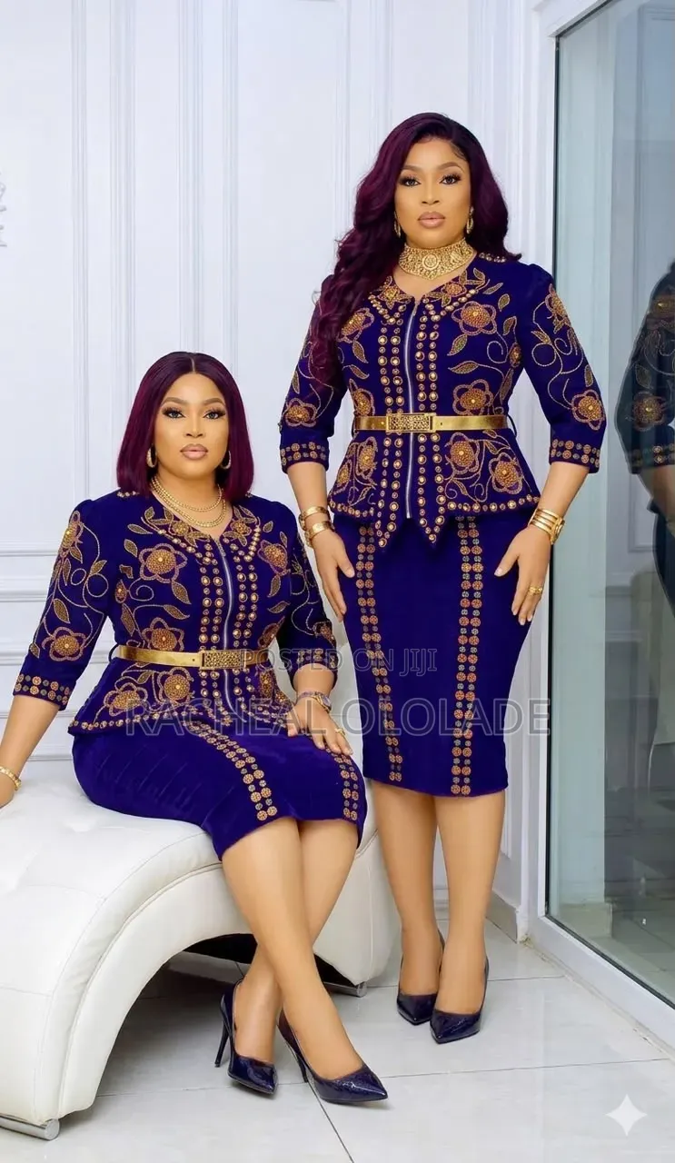 Classy Female Cooperate Skirt and Blouse