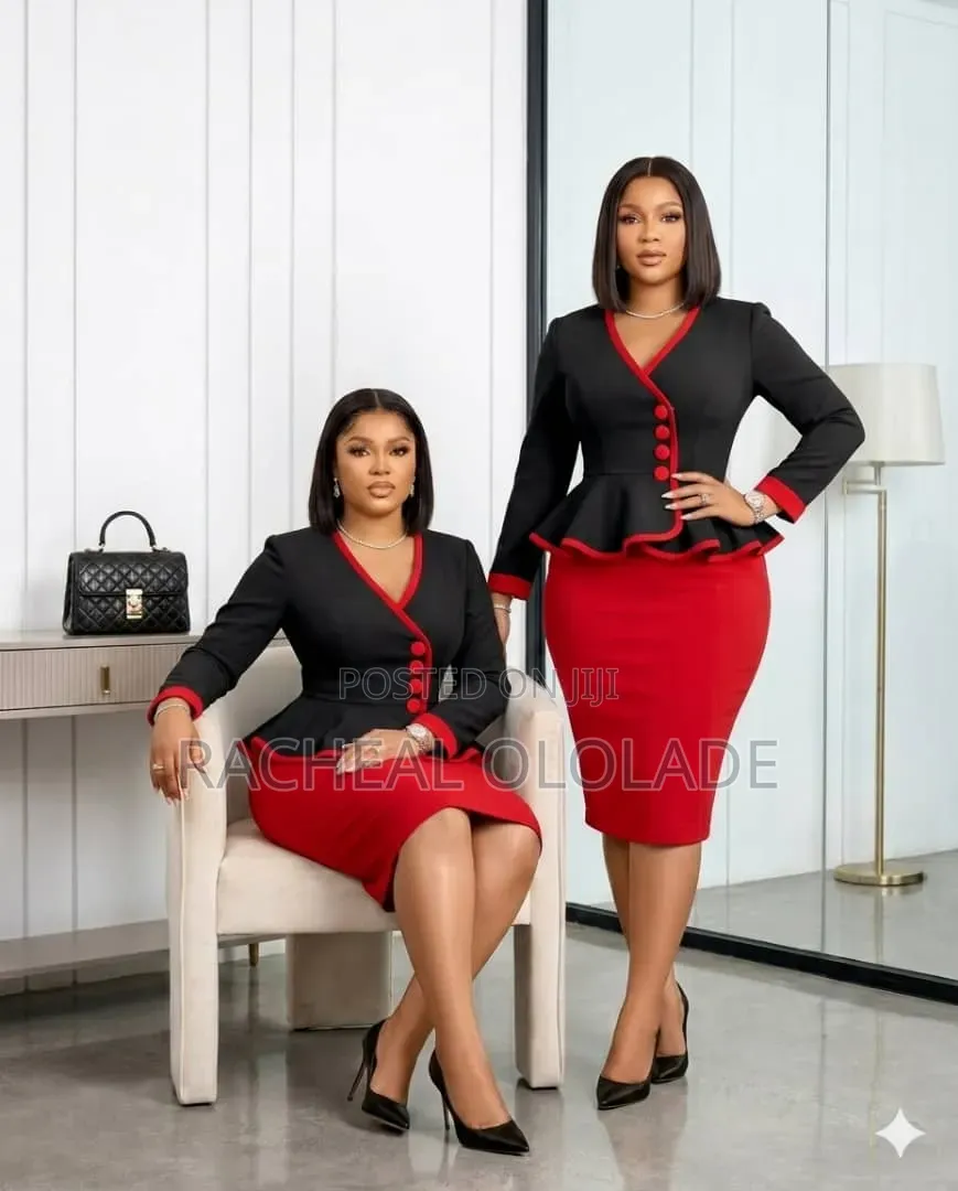 Elegant Ladies Office Gown