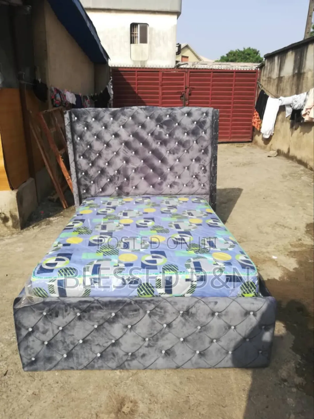 Brand New Ash Paded Bed Frame