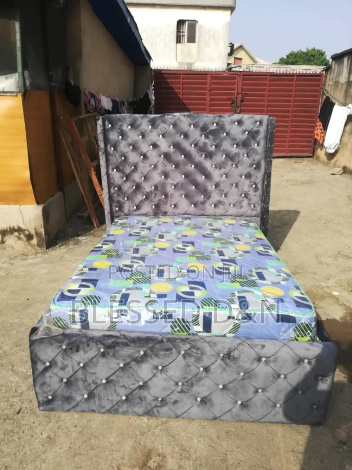 Brand New Ash Paded Bed Frame