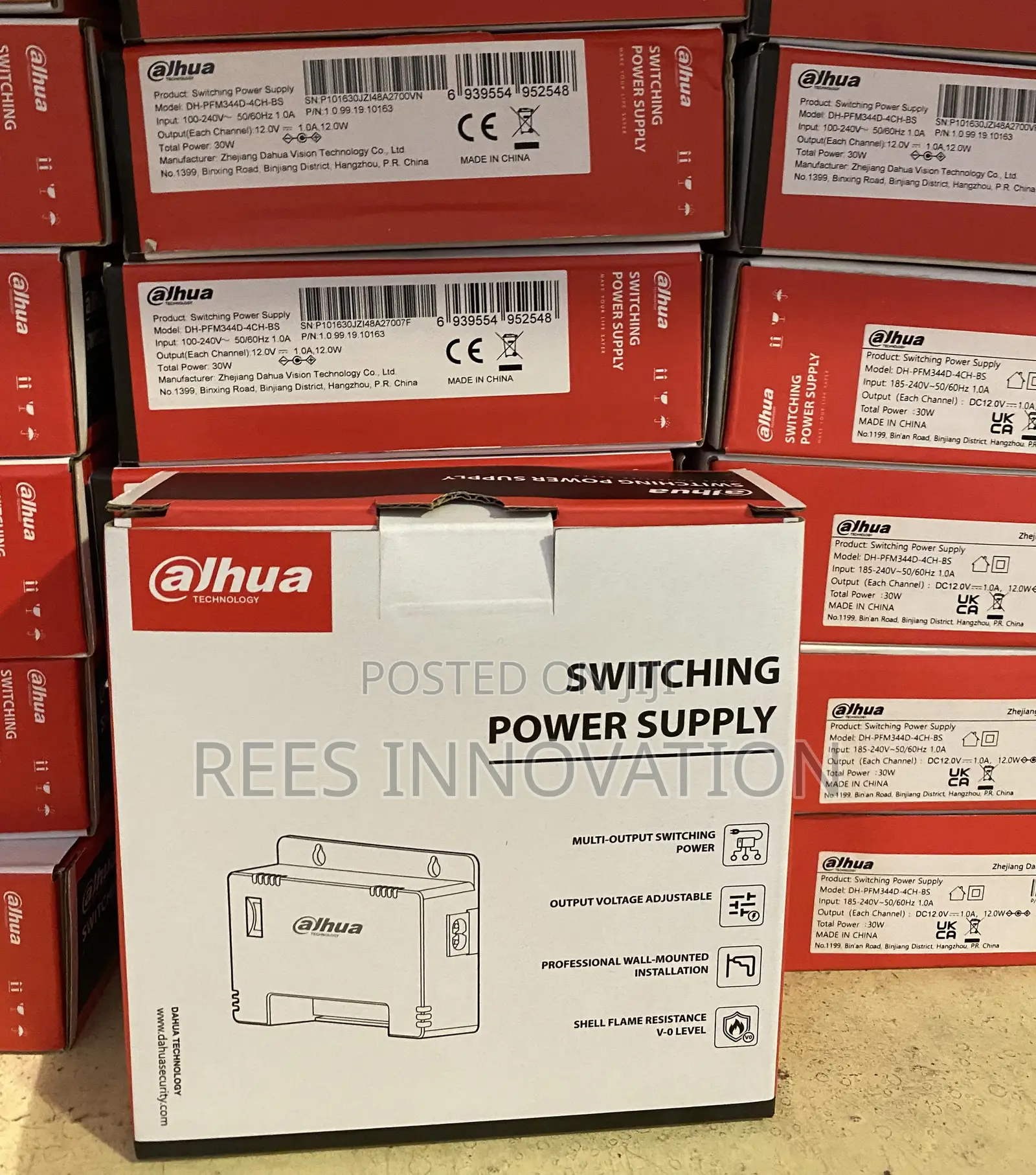 Dahua 4 Way Power Supply
