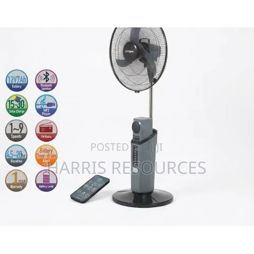 Qasa 18" Jazz Rechargeable Fan (Model QRF-8918