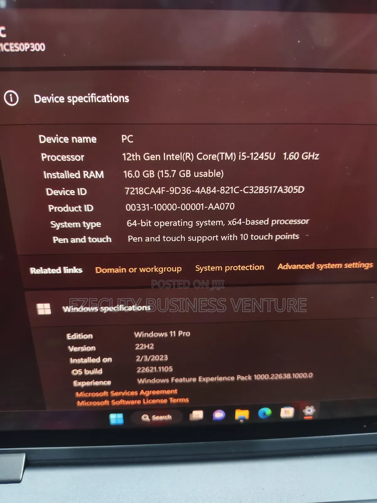 Laptop Lenovo ThinkPad X1 Yoga 16GB Intel Core i5 SSD 512GB
