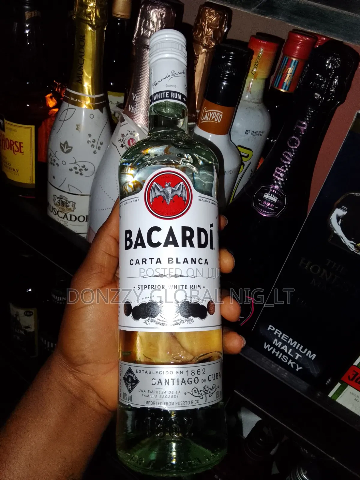 Bacardi White Rum by (12bottles)