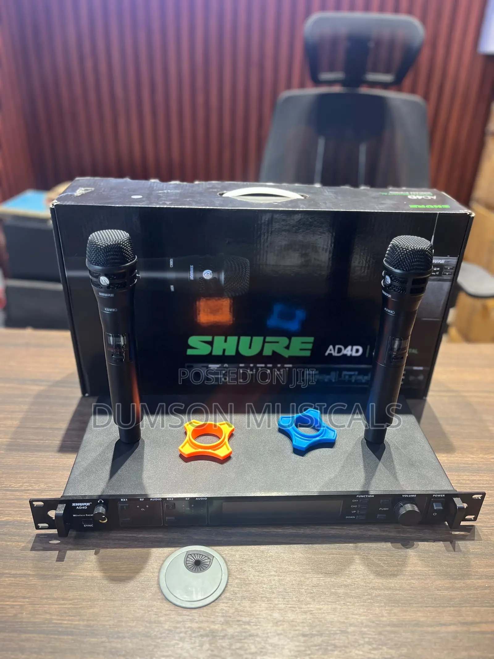 Professionals Shure Microphone Ad4d Wireless Mic 2channels
