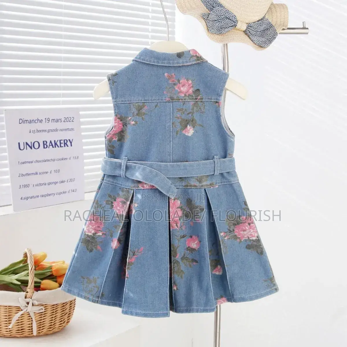 Children Girls Jean Gown