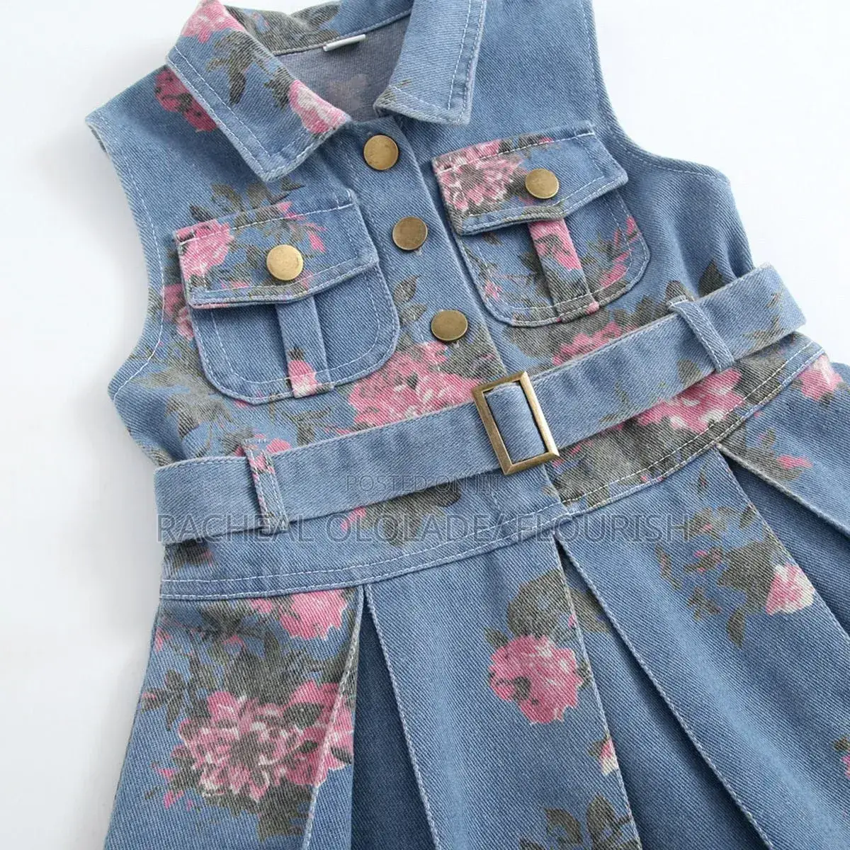 Children Girls Jean Gown