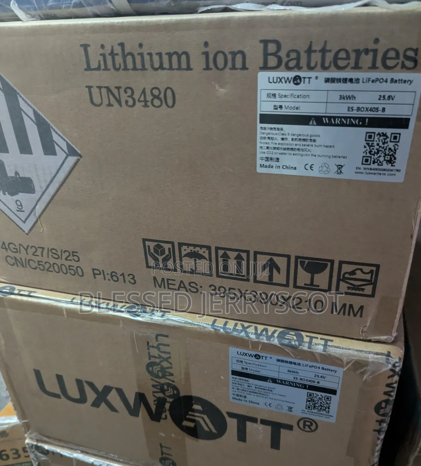 Luxwatt 3kwh 24v Lithium Ion Solar Inverter Battery Available in Stock