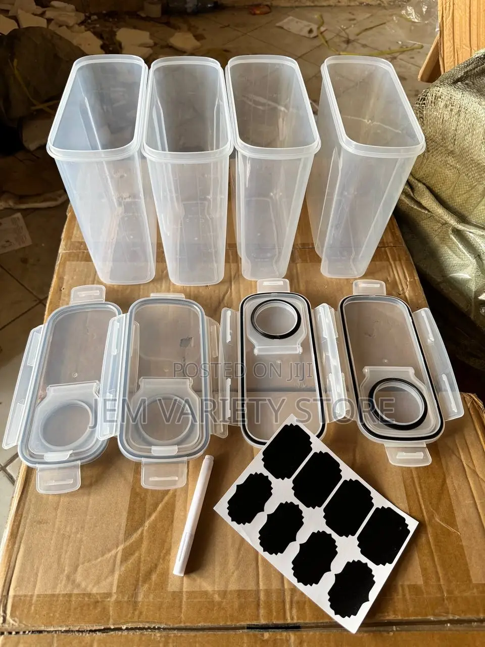 4in1 Acrylic Cereal Container (Cereal Storage Set Containers )
