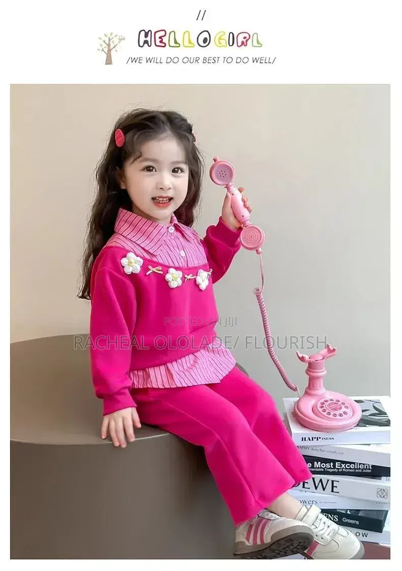 Pink Up and Down Wear for Girls