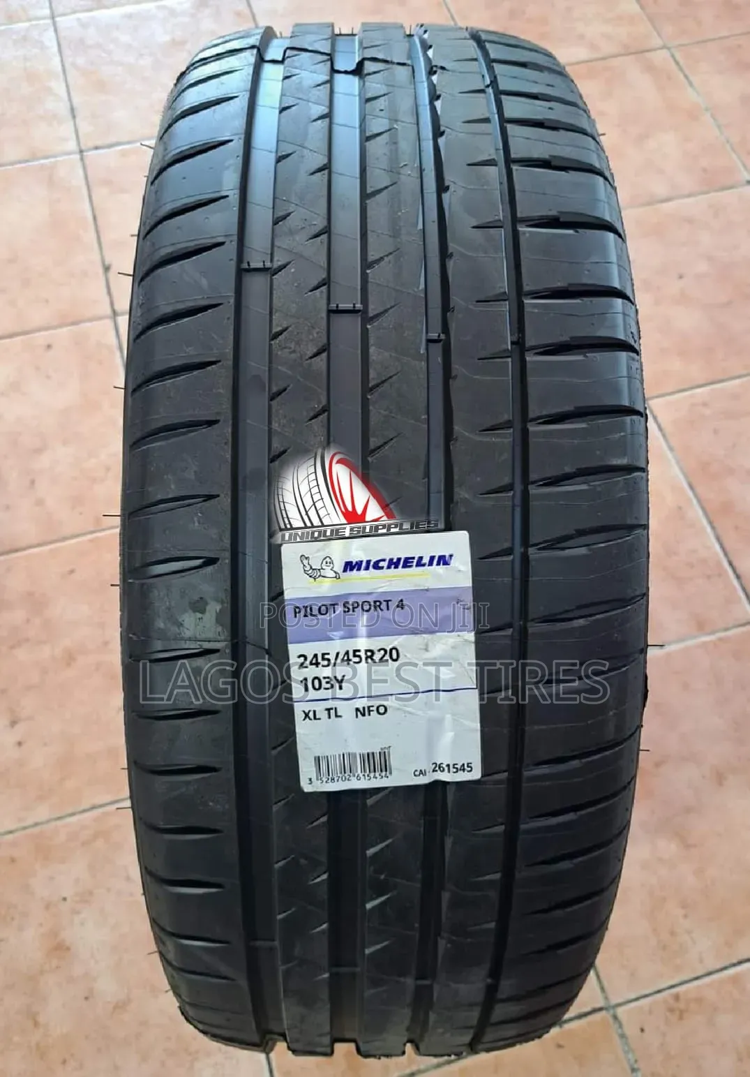 Brandnew Michelin Pilot Sport 4 - 245/45r20 103y Xl Premiumperformance