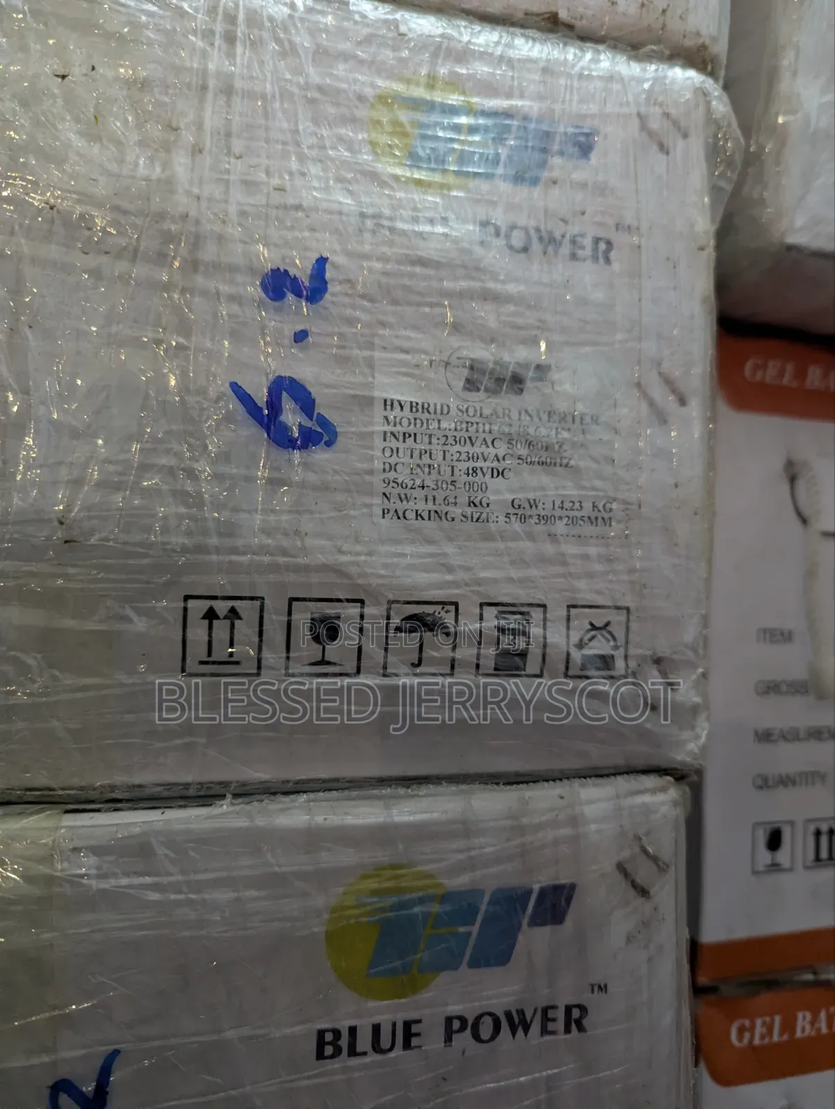 Blue Power 6.2kva 48v Hybrid Solar Inverters Available in Stock.