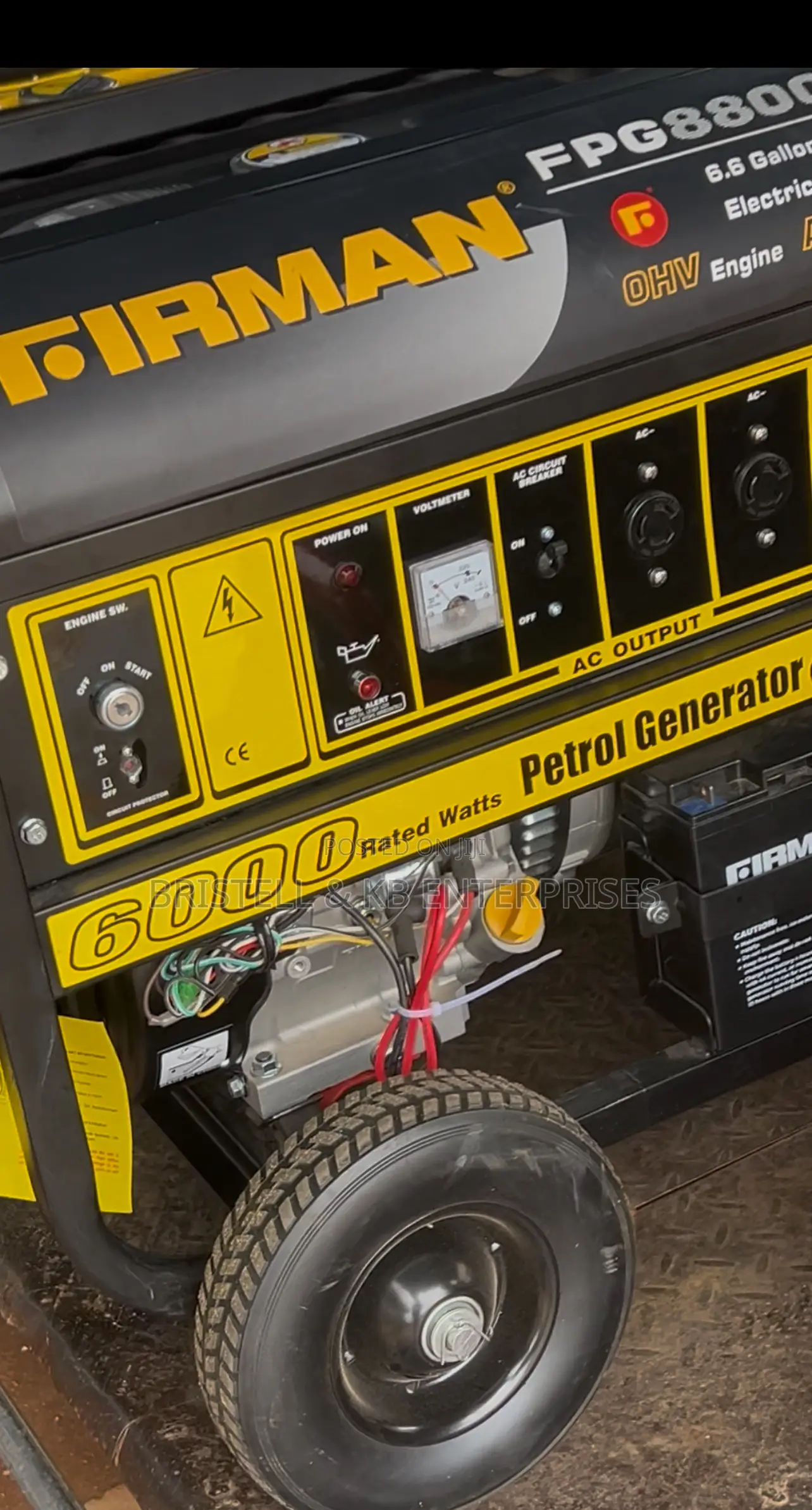 6.6kva Firman Generator Fpg8800e2 Electric Start Generator
