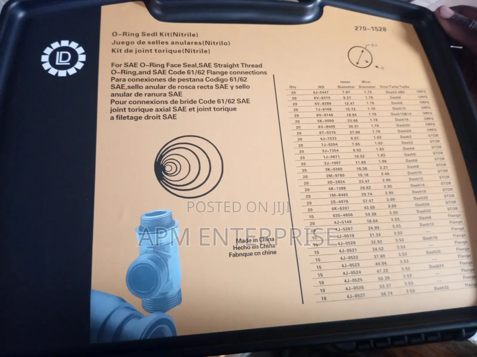 Caterpillar Oring Seal Box/Kit