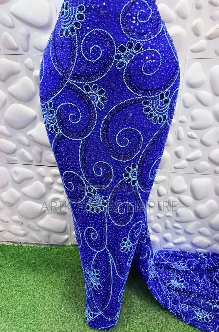Embroidered Beaded Lace