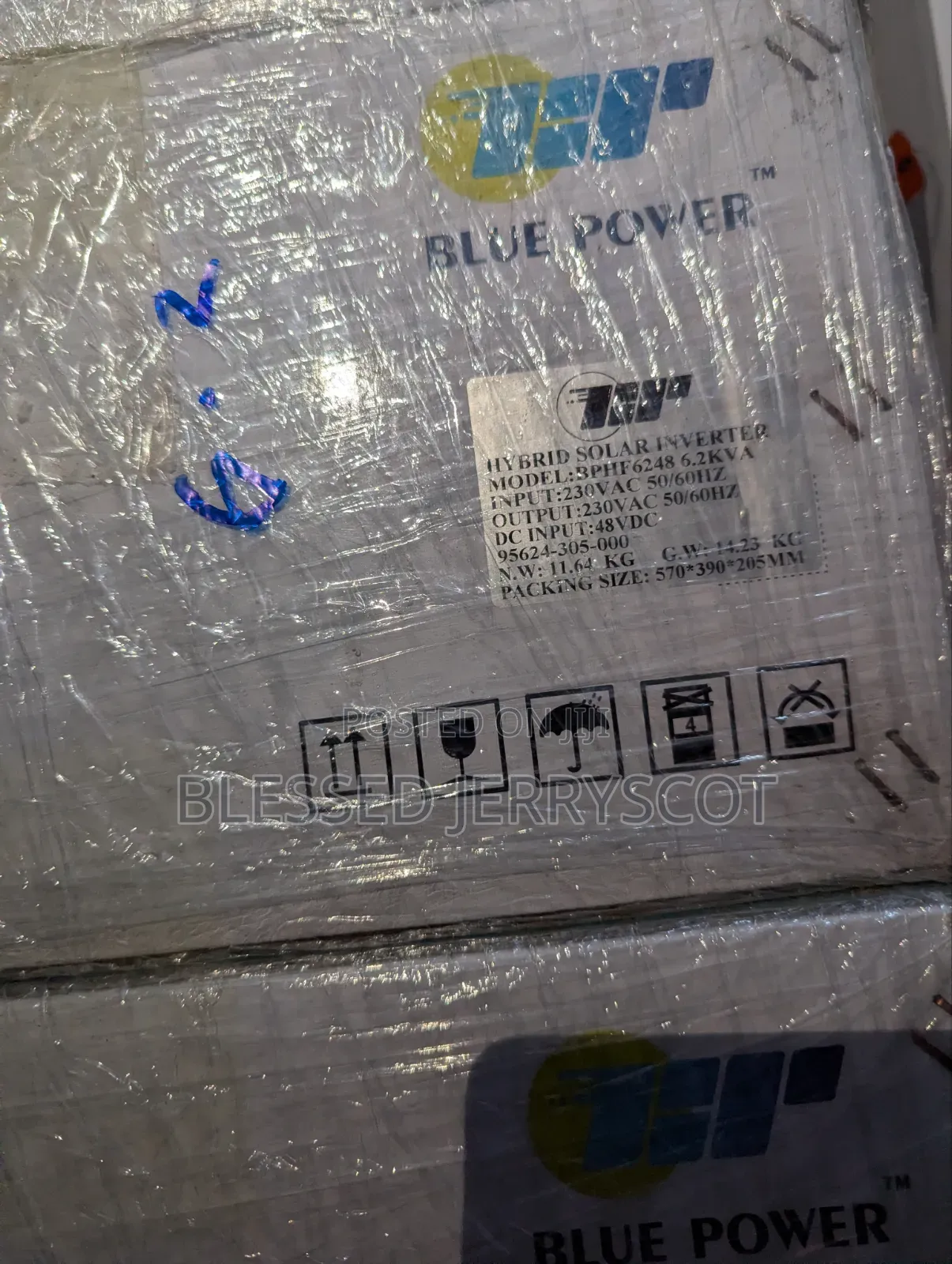 Blue Power 6.2kva 48v Hybrid Solar Inverters Available in Stock.