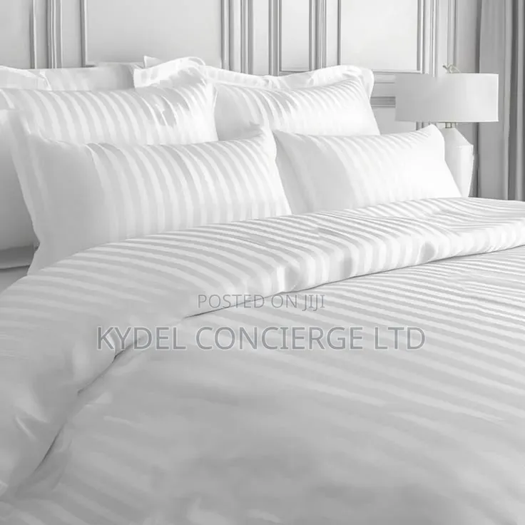 Luxury Hotel Quality 100% Cotton White Bedding Set