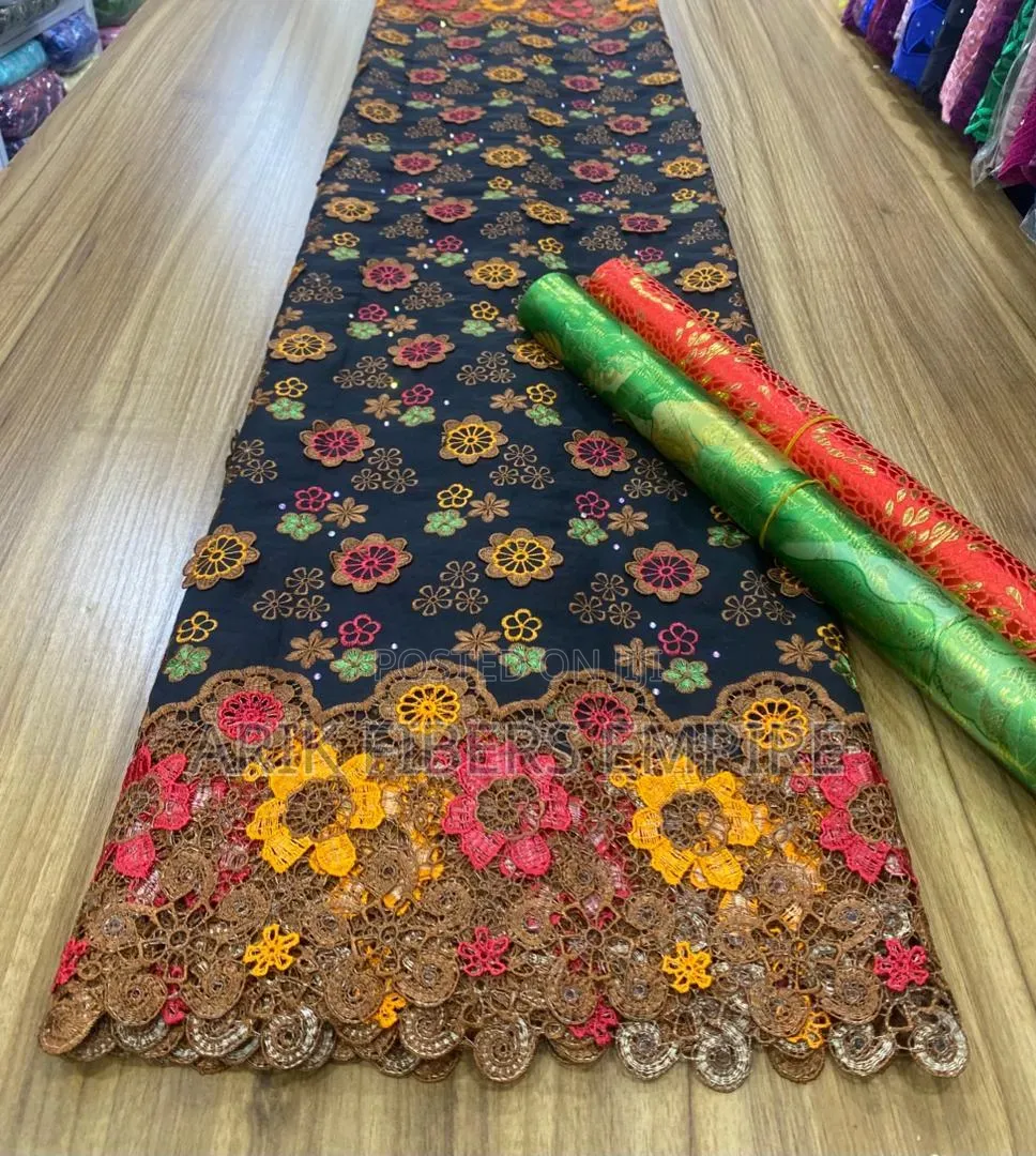 Swiss Voile Applique Lace