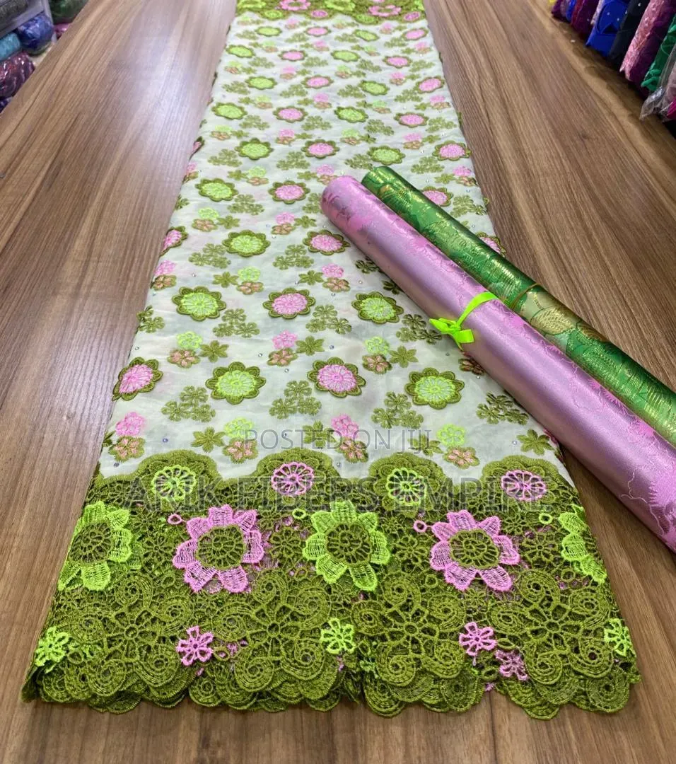 Swiss Voile Applique Lace