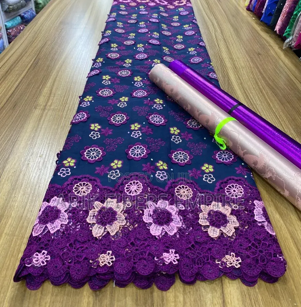 Swiss Voile Applique Lace