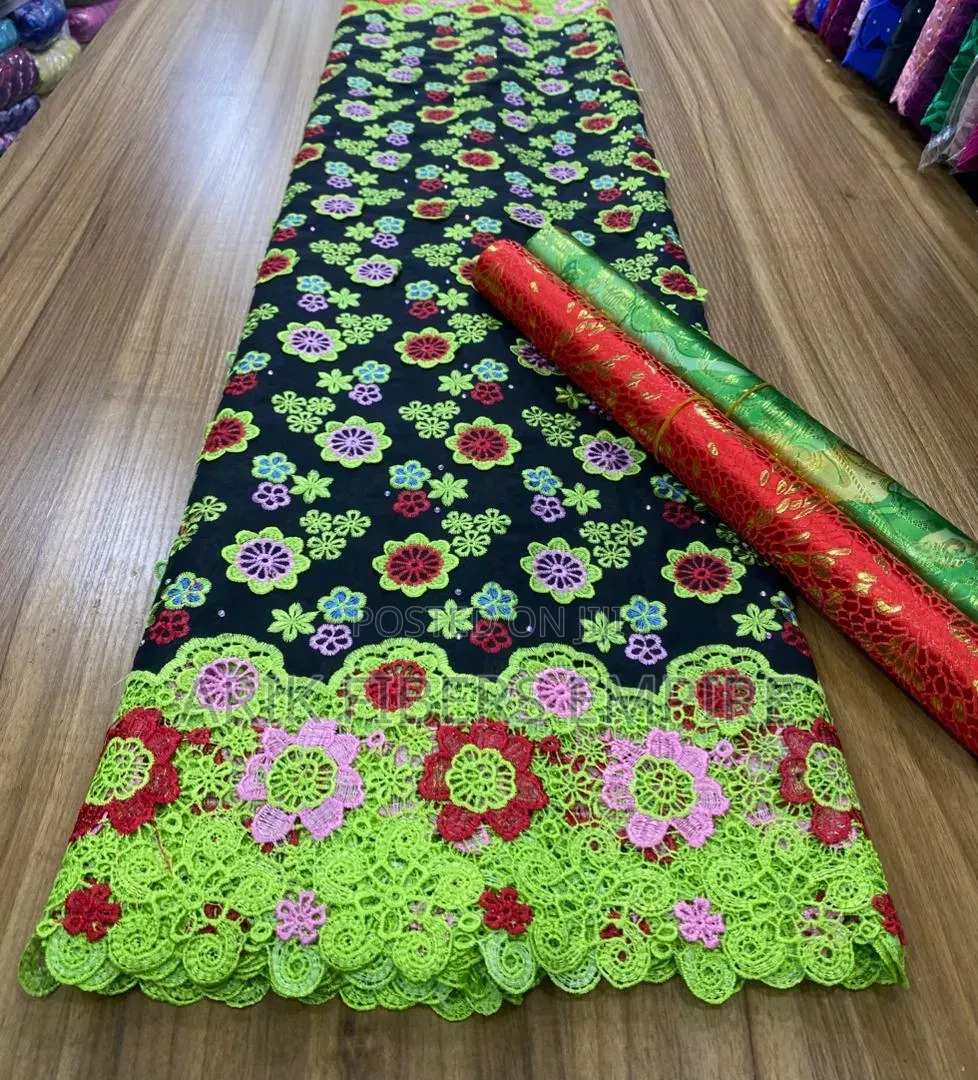 Swiss Voile Applique Lace