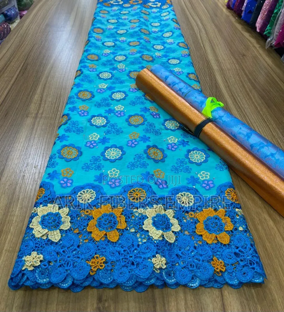 Swiss Voile Applique Lace