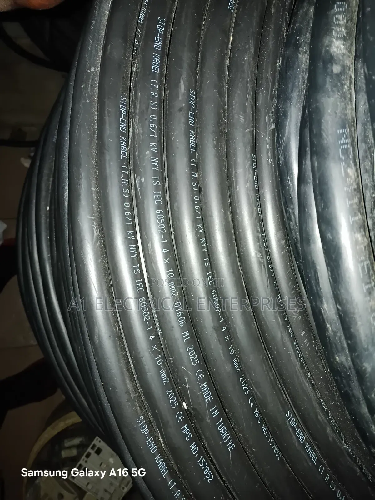 10mm X 4core Armoured Cable