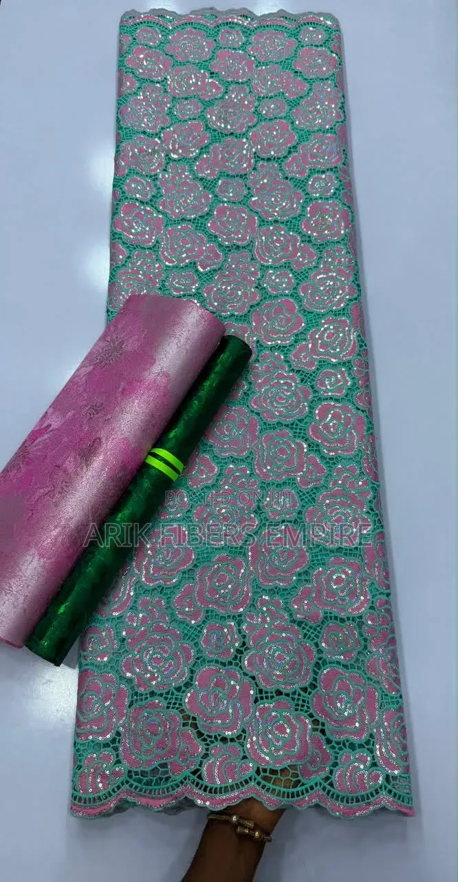 Guipure Sequin Cord Lace