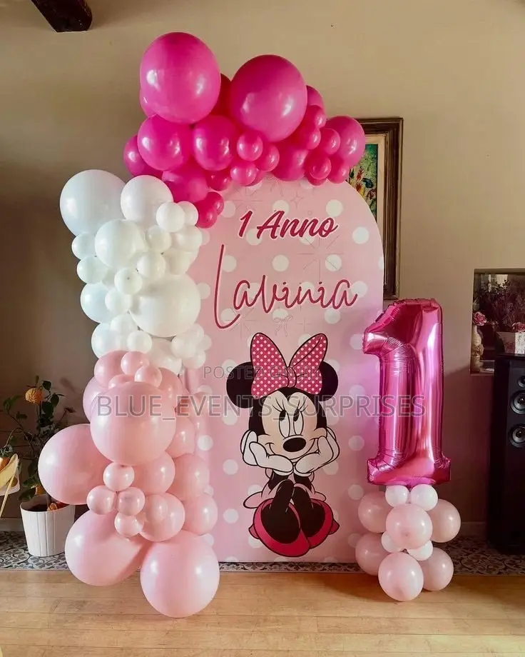 Minnie Mouse Cartoon Character Birthday Decoration For Kids