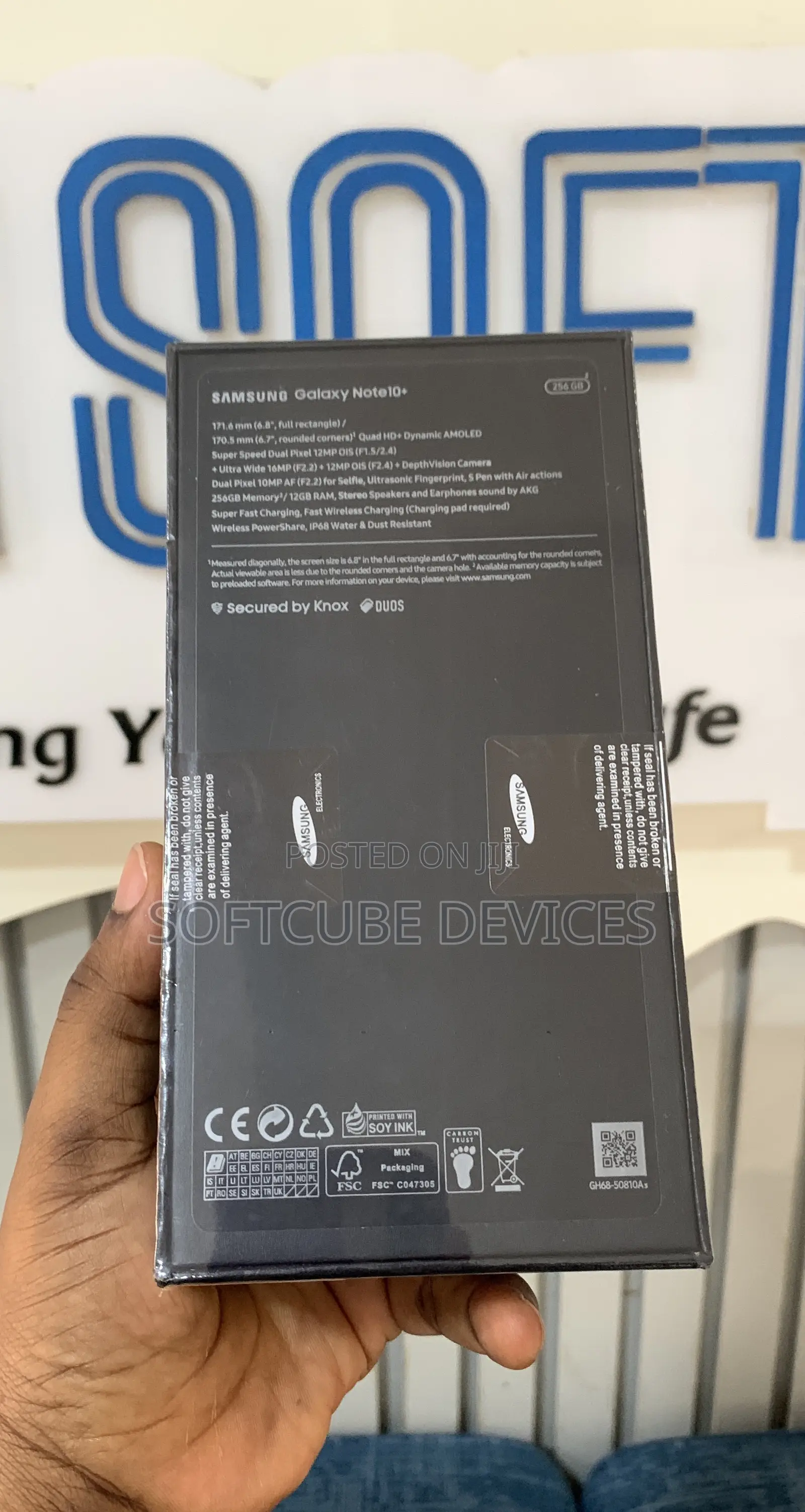New Samsung Galaxy Note 10 Plus 256 GB Black