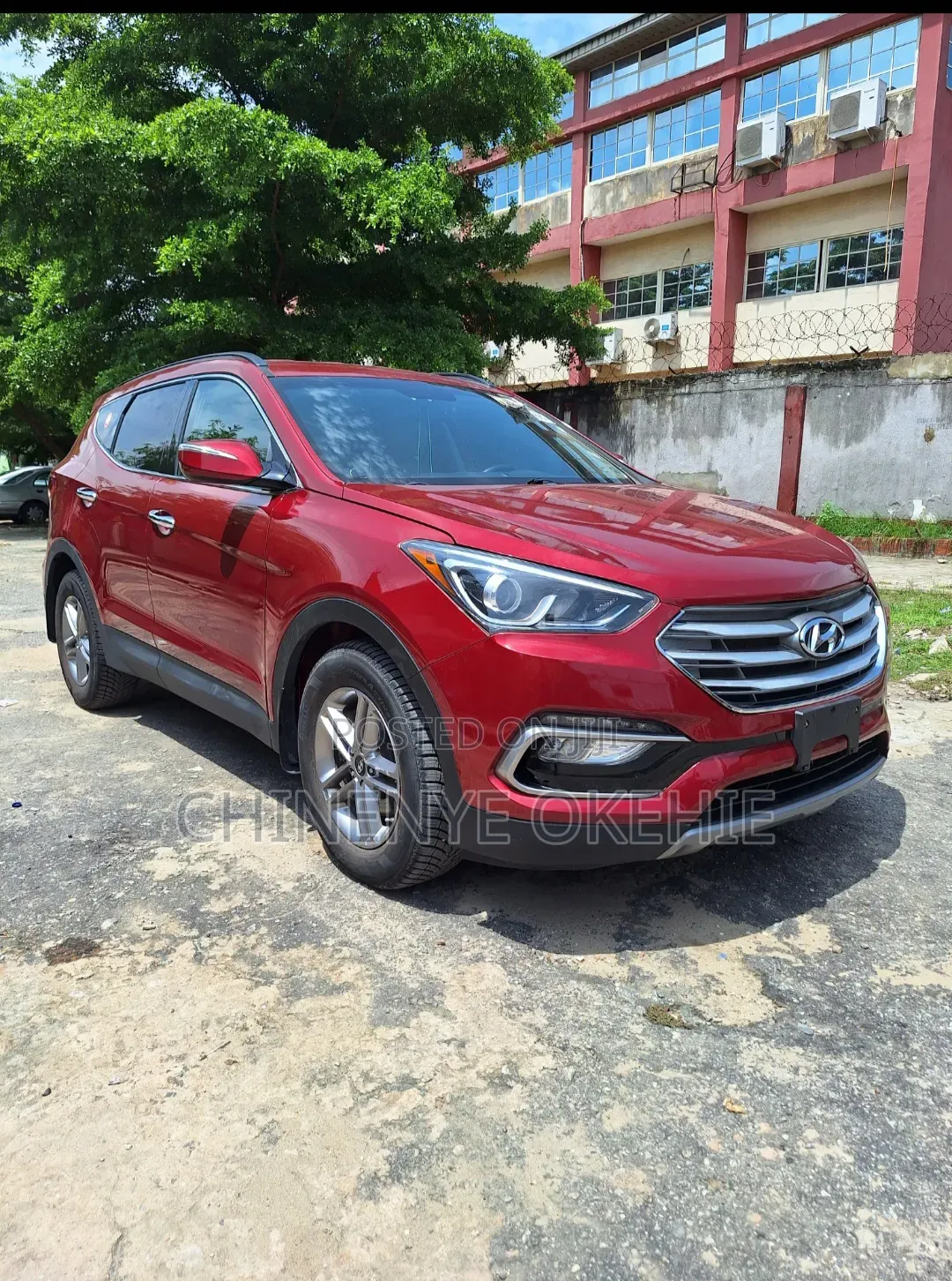 Hyundai Santa Fe 2017 Red