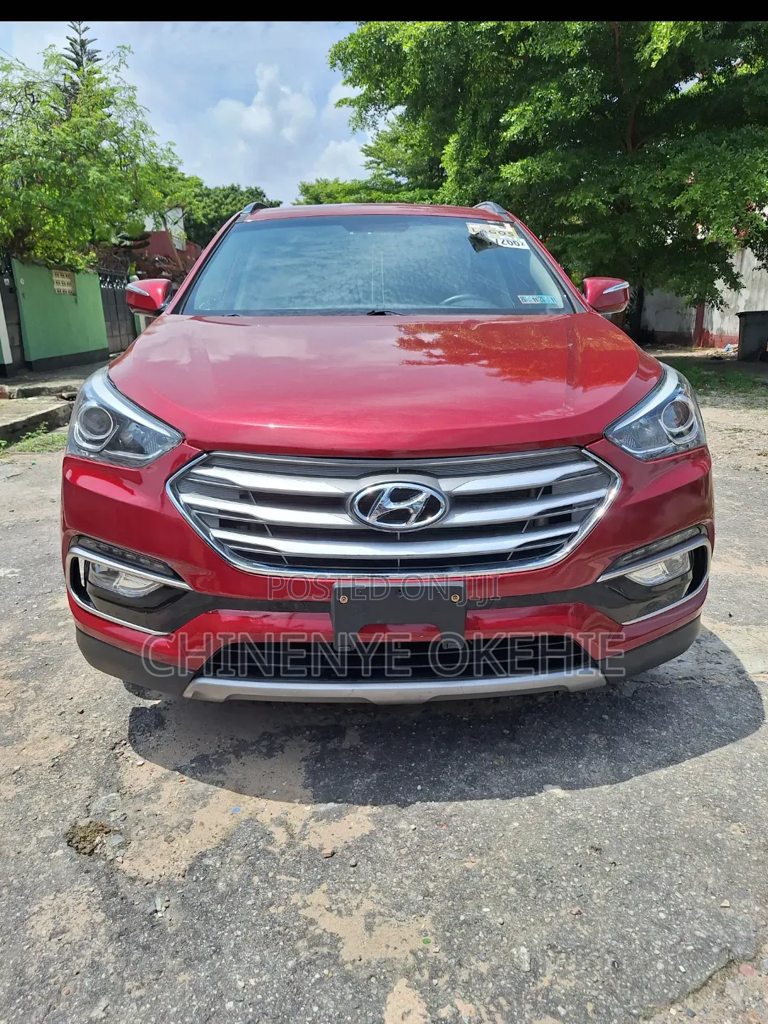 Hyundai Santa Fe 2017 Red