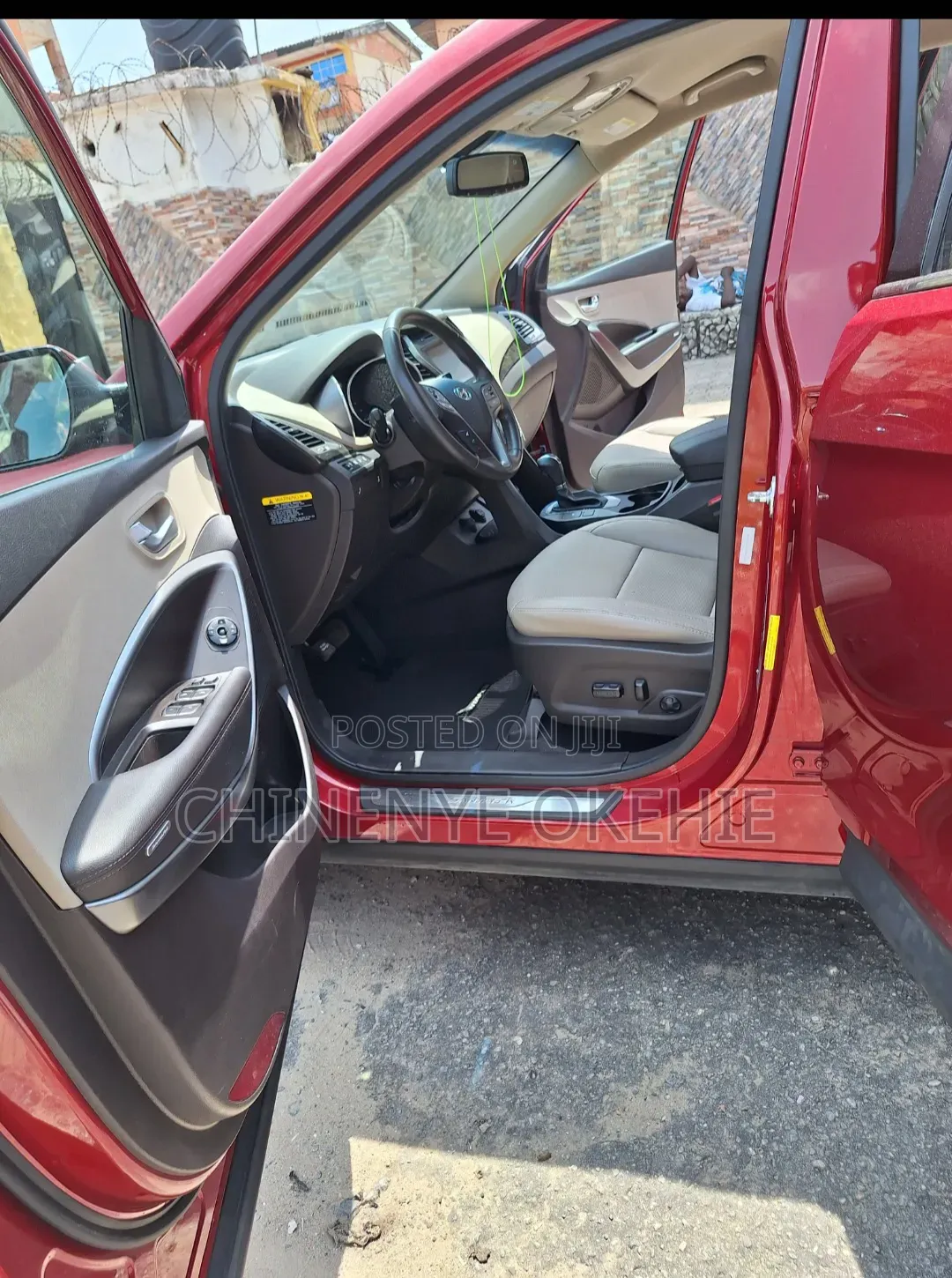 Hyundai Santa Fe 2017 Red