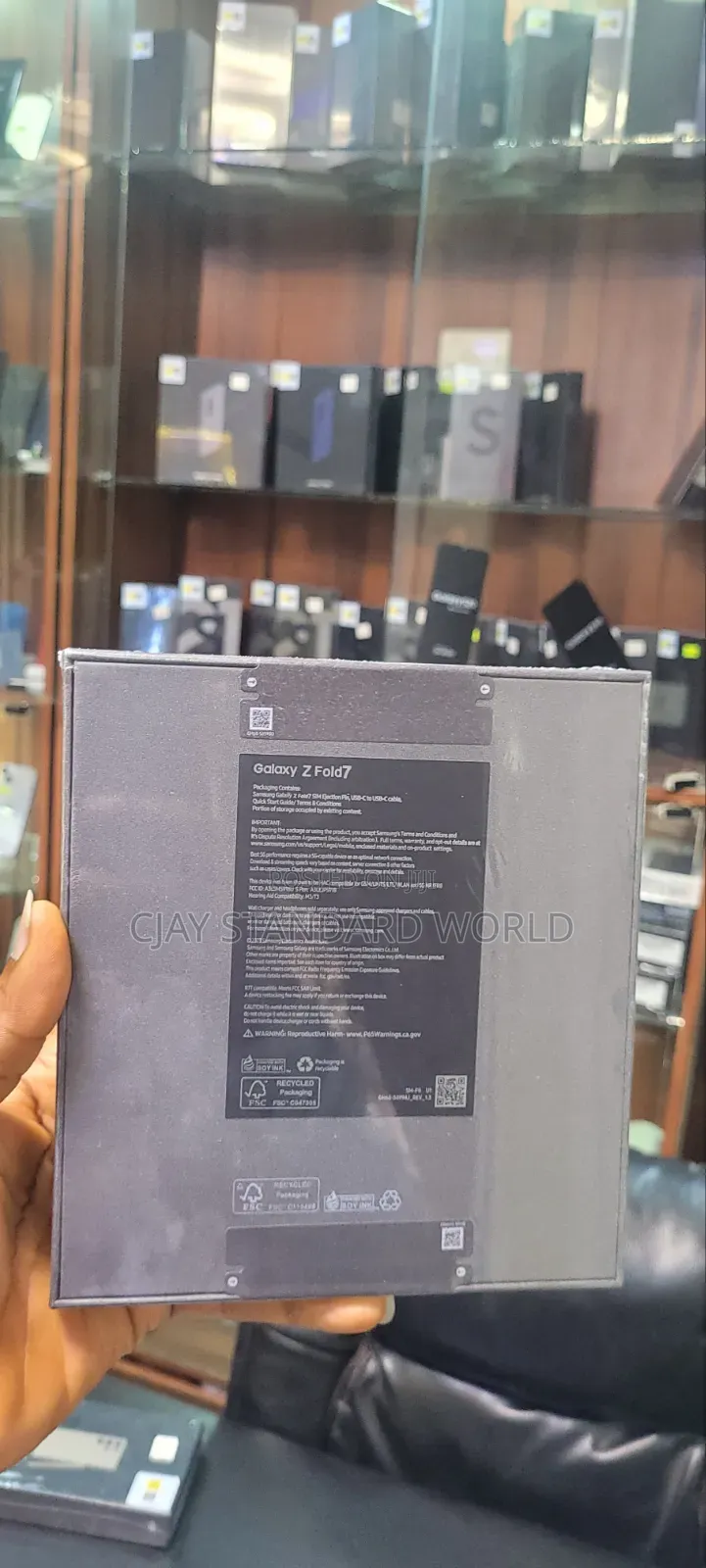 New Samsung Galaxy Z Fold7 256 GB Blue