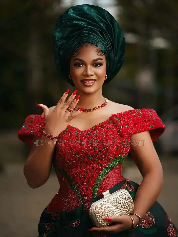 Luxury Beaded Igbo Traditional George Set