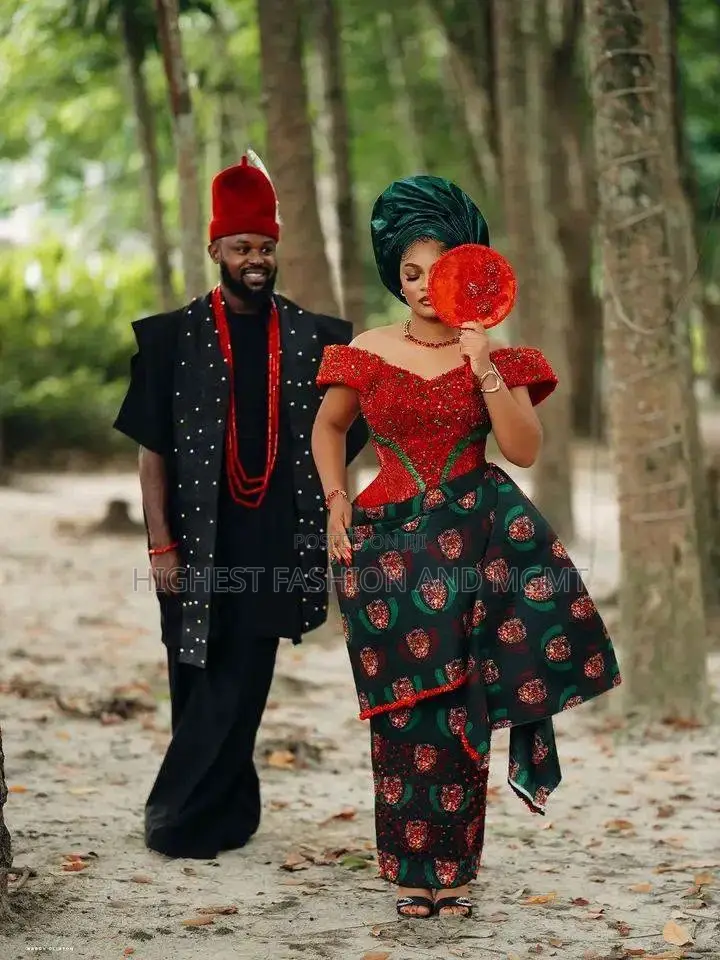 Luxury Beaded Igbo Traditional George Set
