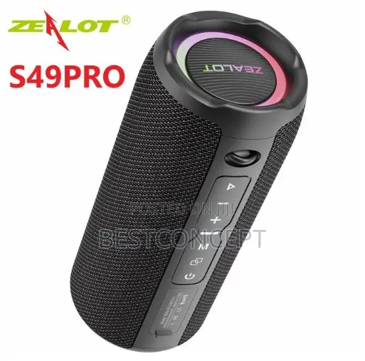 Zealot S49 Pro Portable Bluetooth Speaker With Led Flashlight